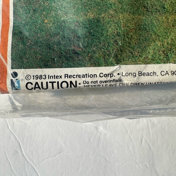 Vintage 1983 Intex The Wet Set Fish 3-Ring Pool.  54” x 12” #59431 NEW Sealed - Picture 4 of 6